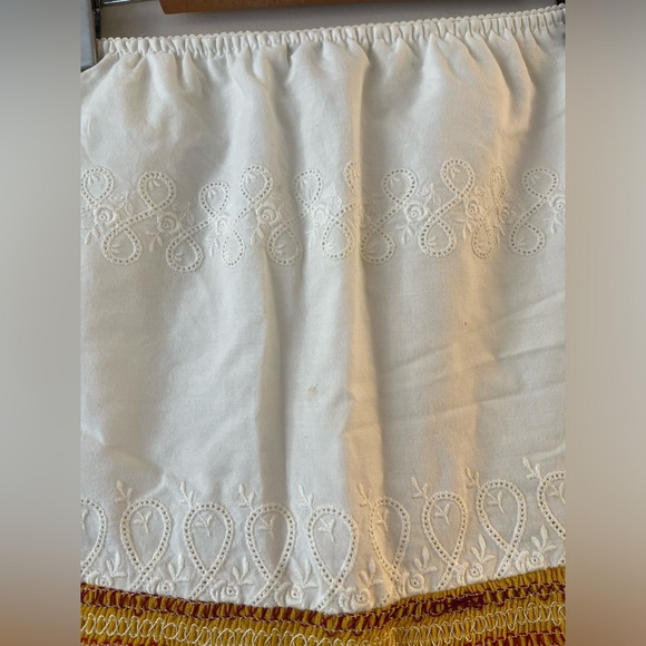 CUSTO Barcelona Eyelet Multicolored Stitching Skirt - Picture 9 of 15